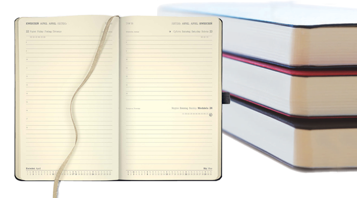 Kalendarz notesowy dzienny